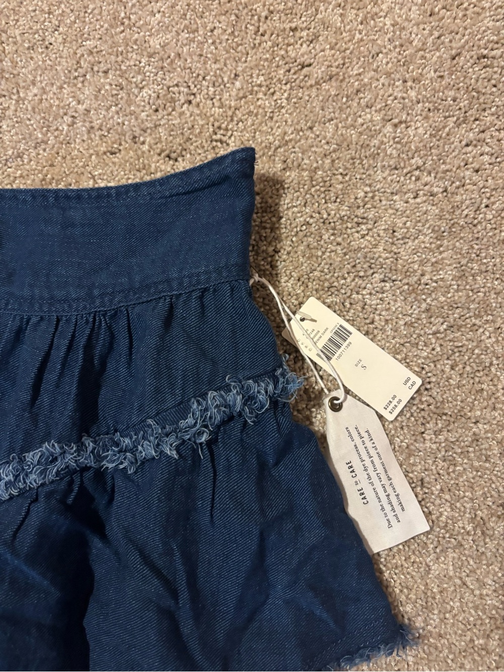 Pilcro Denim Tiered Ruffle Maxi Skirt - Picture 3 of 10